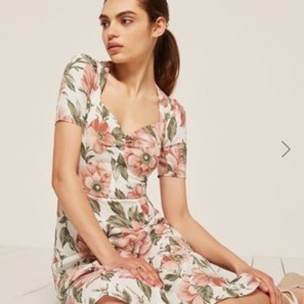 Reformation Esme dress in Nahai, size 2